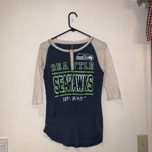 Seahawks quarterback sleeve shirt